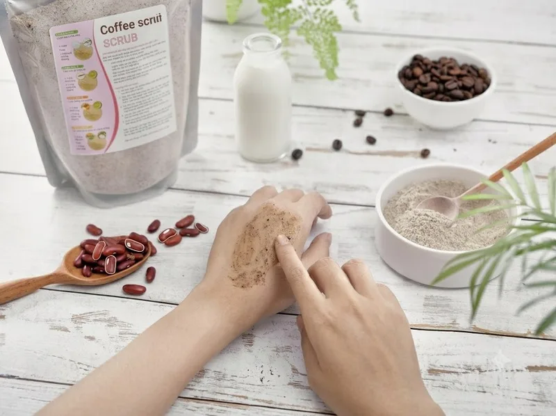 Bột đậu đỏ tắm trắng được sử dụng trong chăm sóc da tại nhà
