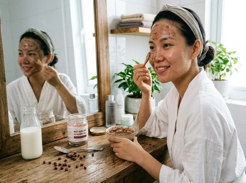 Cách sử dụng bột đậu đỏ tắm trắng đơn giản tại nhà
