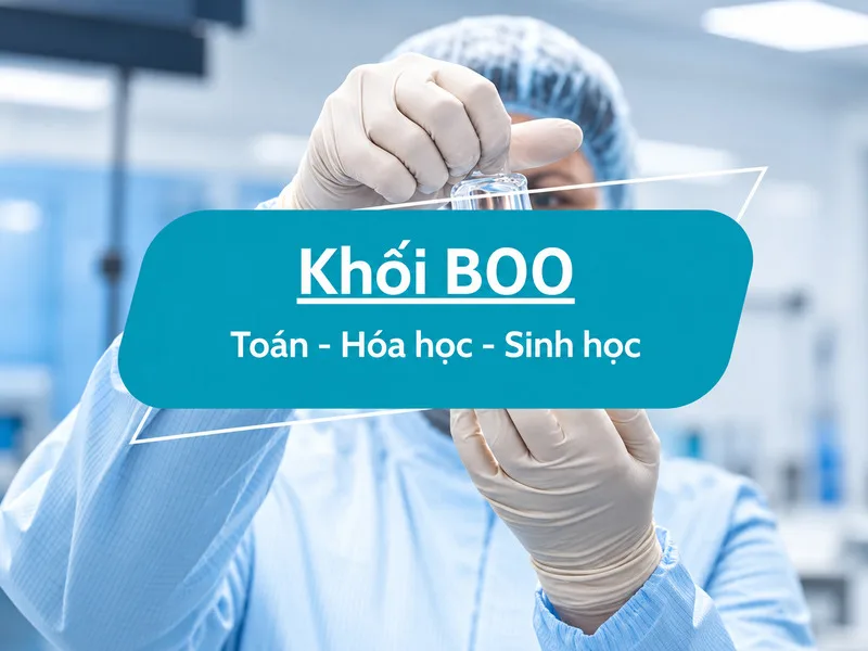 Khối B gồm những môn nào? B00 gồm Toán, Hóa học và Sinh học