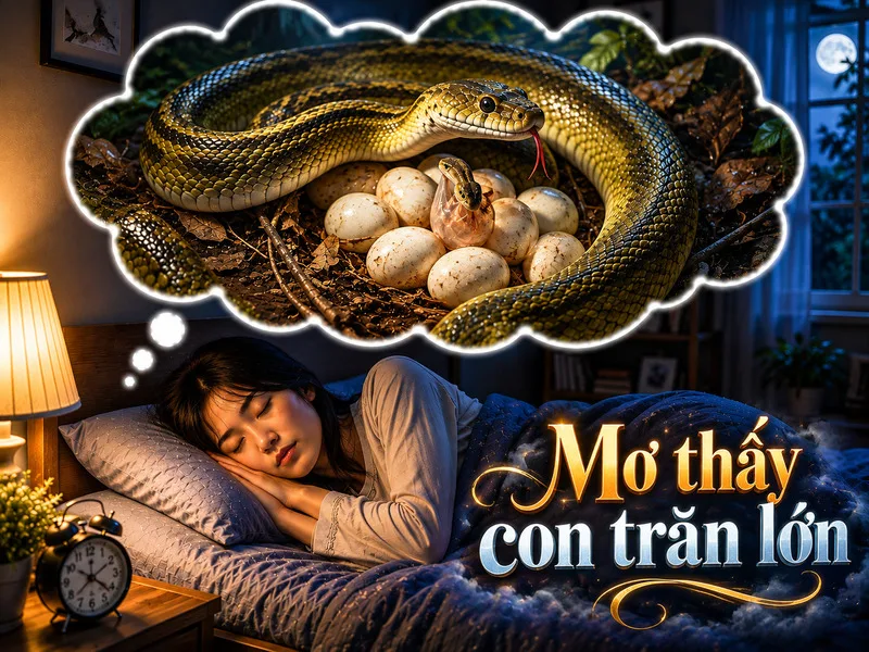 Mơ thấy con trăn lớn không phải bằng chứng về điềm báo tương lai.